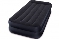 Кровать-матрас "TWIN PILLOW REST RAISED AIRBED WITH FIBER-TECH BIP", эл/н220V, 191х99х42 INTEX 64122NP