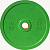 Диск обрезиненный "JOHNS" 71025, отверстие d - 51 мм. зелёный 10 кг
