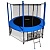Батут i-JUMP 14ft 4,27м с нижней сетью и лестницей (blue)